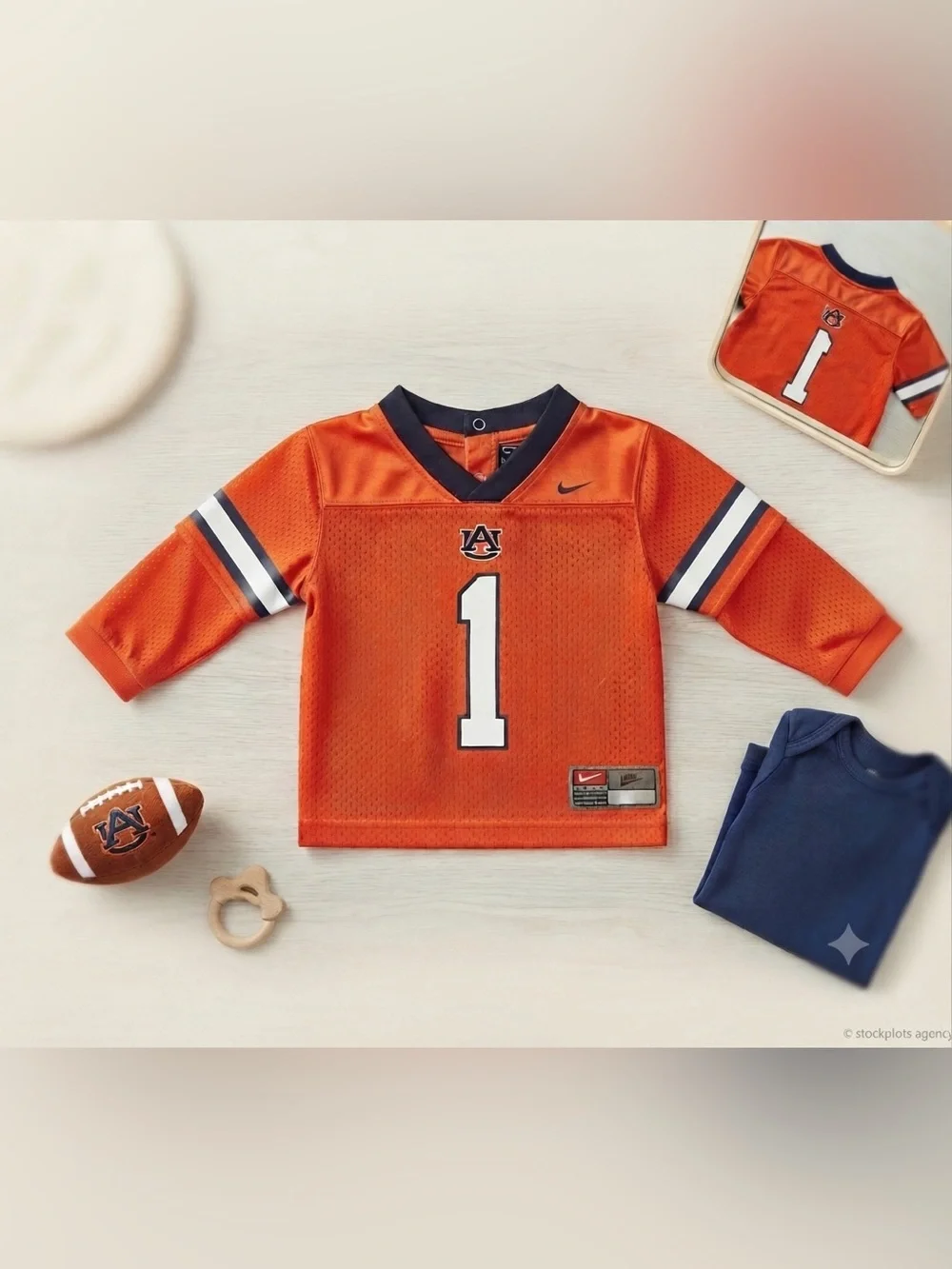 Nike University of Auburn Jersey 6-9 Months